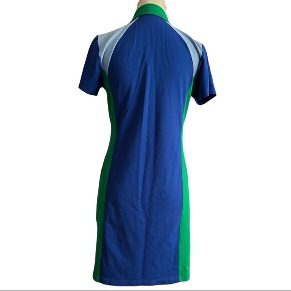 Tory Sport Color Block Pique Polo Dress - Picture 5 of 7